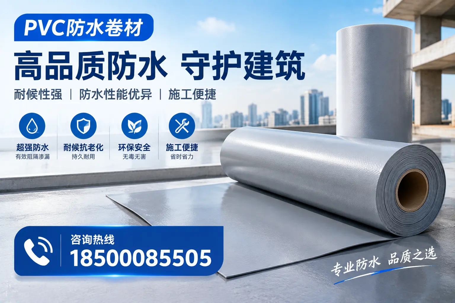 PVC防水卷材的防水效果评测，适合宣城的科学依据